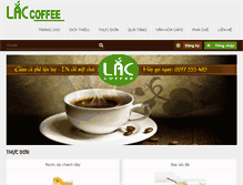 Tablet Screenshot of laccoffee.com